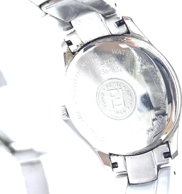 Fendi  Pink Champagne Dial Quartz Watch, Stainless Steel