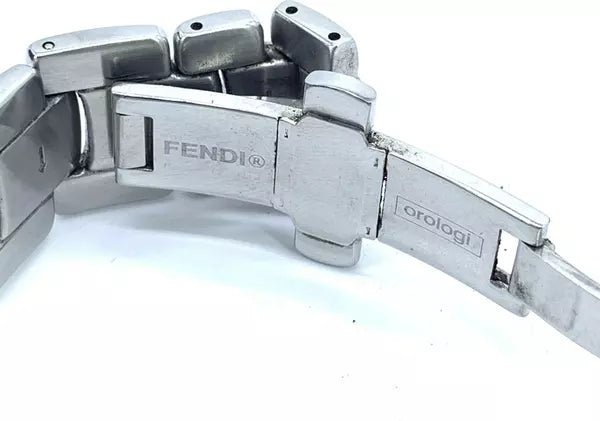 Fendi  Pink Champagne Dial Quartz Watch, Stainless Steel